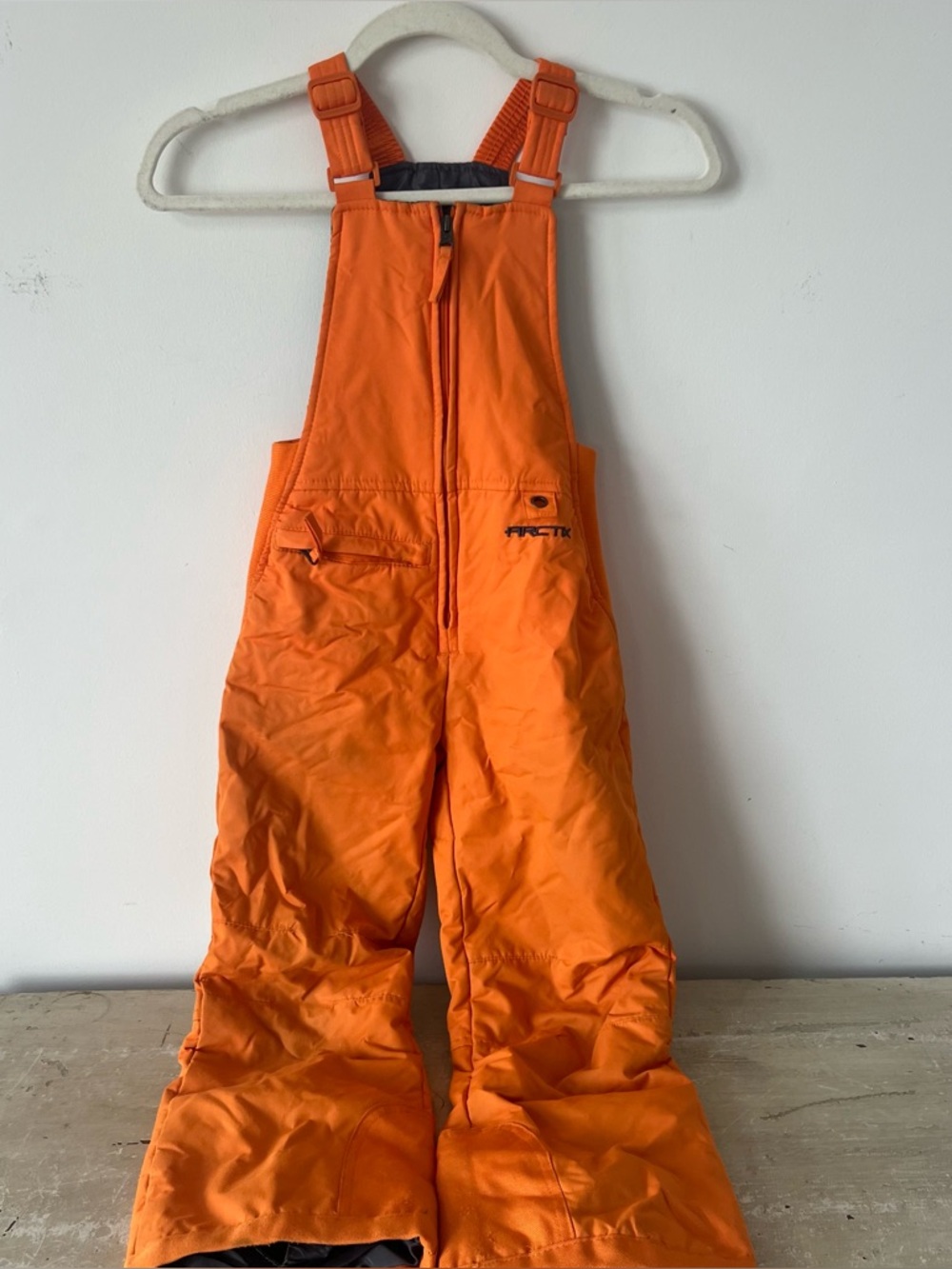 Arctix Kids Snow Bib Overalls Orange Insulated Ski Snow Pants XS